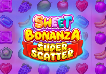 Игра Sweet Bonanza Super Scatter в казино Олив